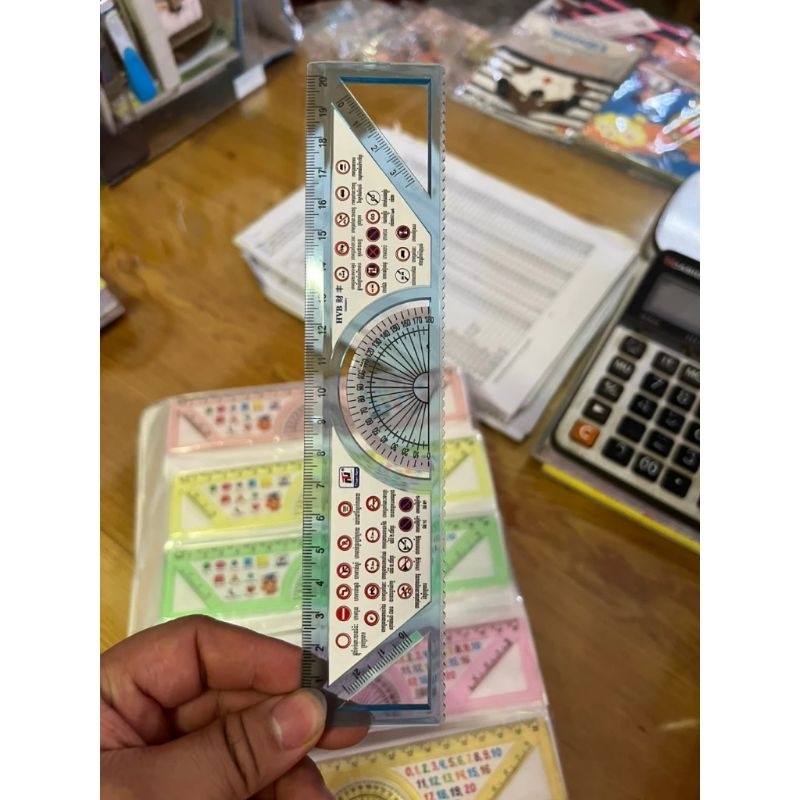 Thước Kẻ Đa Chức Năng Cho Học Sinh 20cm