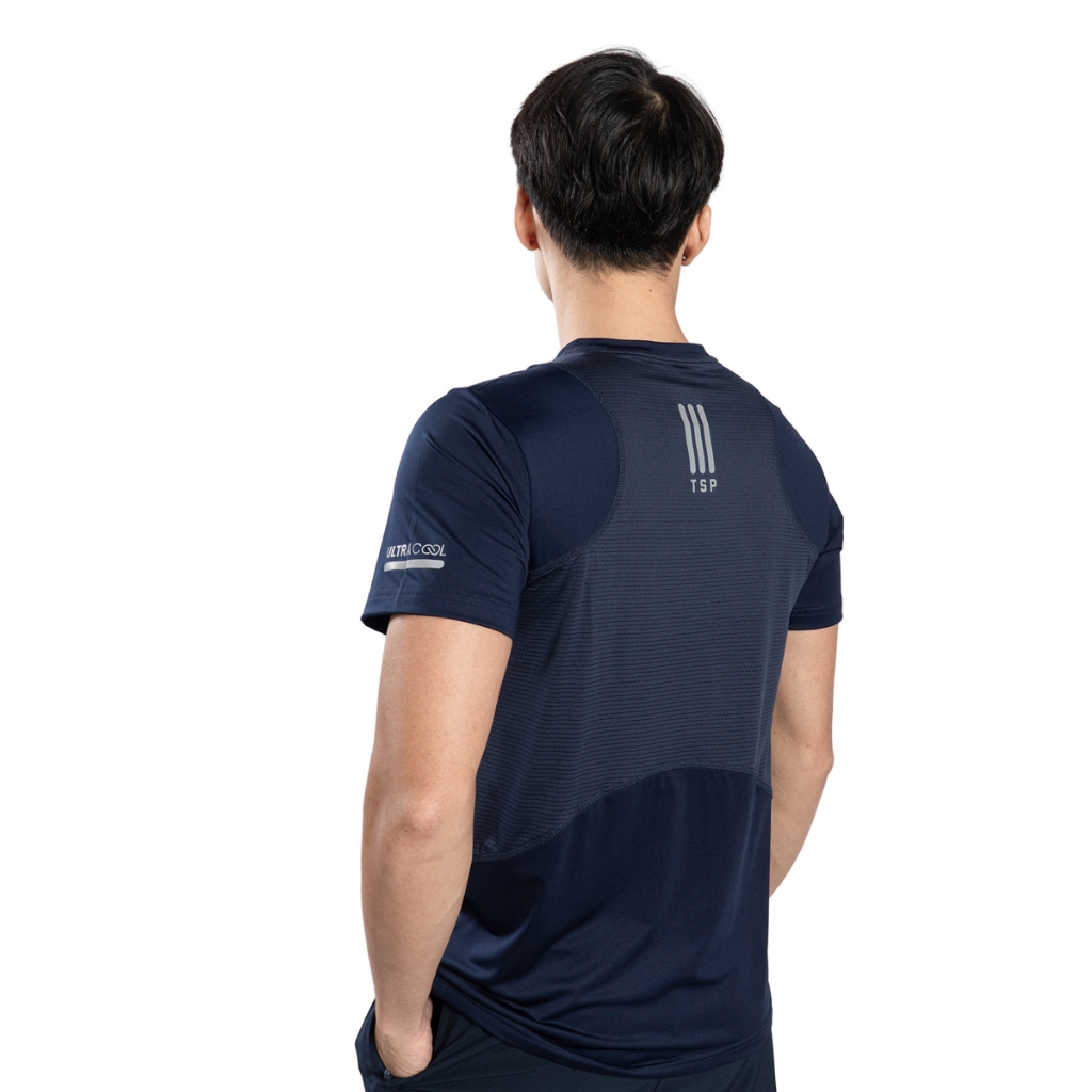 Áo Thể Thao Nam TSIMPLE cổ tròn tay ngắn tập gym phối lưới thun lạnh thoáng mát co giãn chuẩn form AHP1