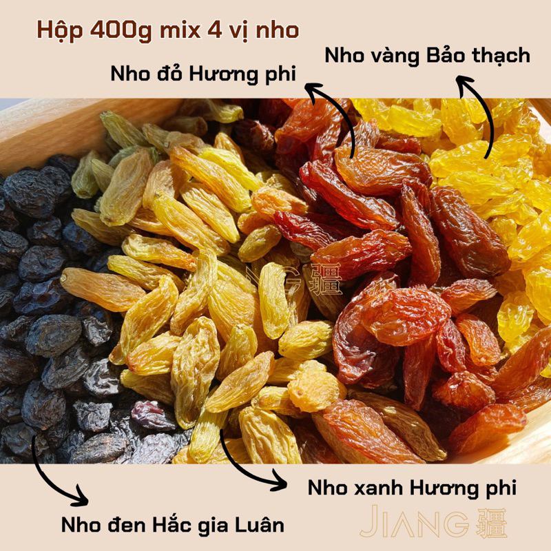 Nho Khô Tân Cương Thượng Hạng - Nho Hương Phi Hương Vị Hoa Hồng  Jiang