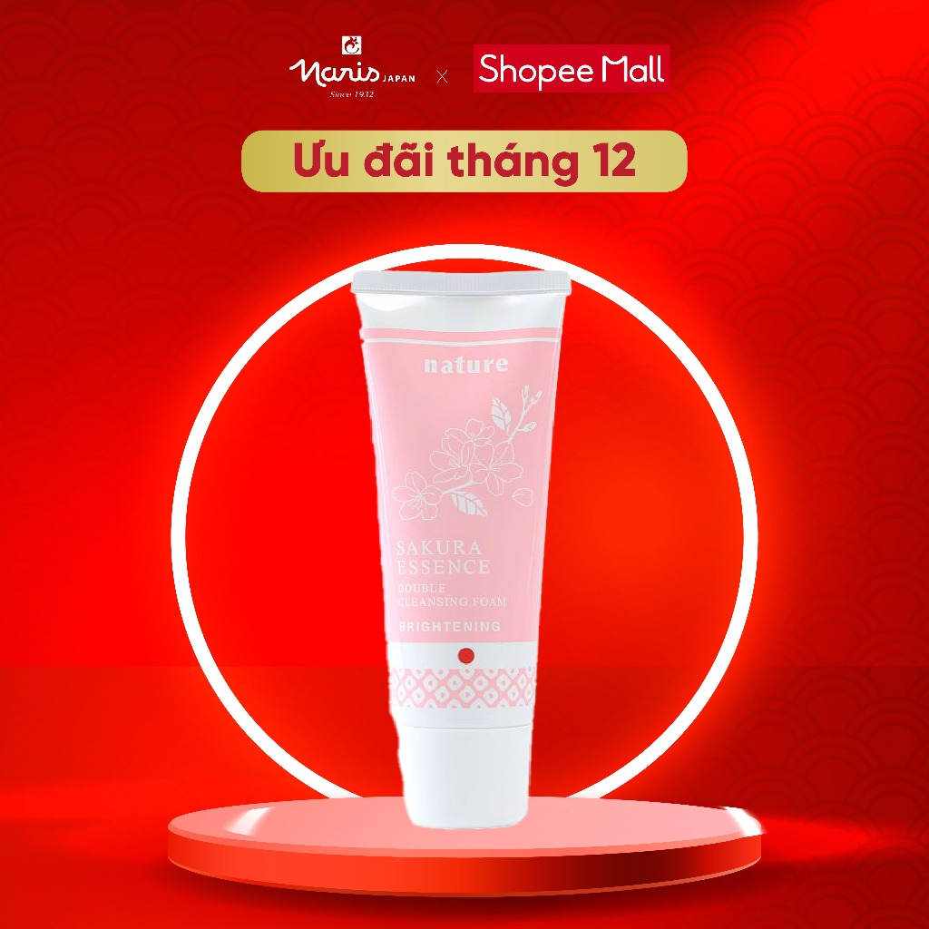 Sữa Rửa Mặt Naris Nature Dưỡng Sáng Da Chiết Xuất Hoa Anh Đào Sakura 100g