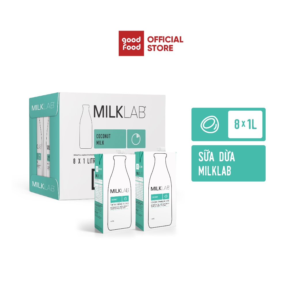 Sữa Dừa Milklab  1l - 8 hộp