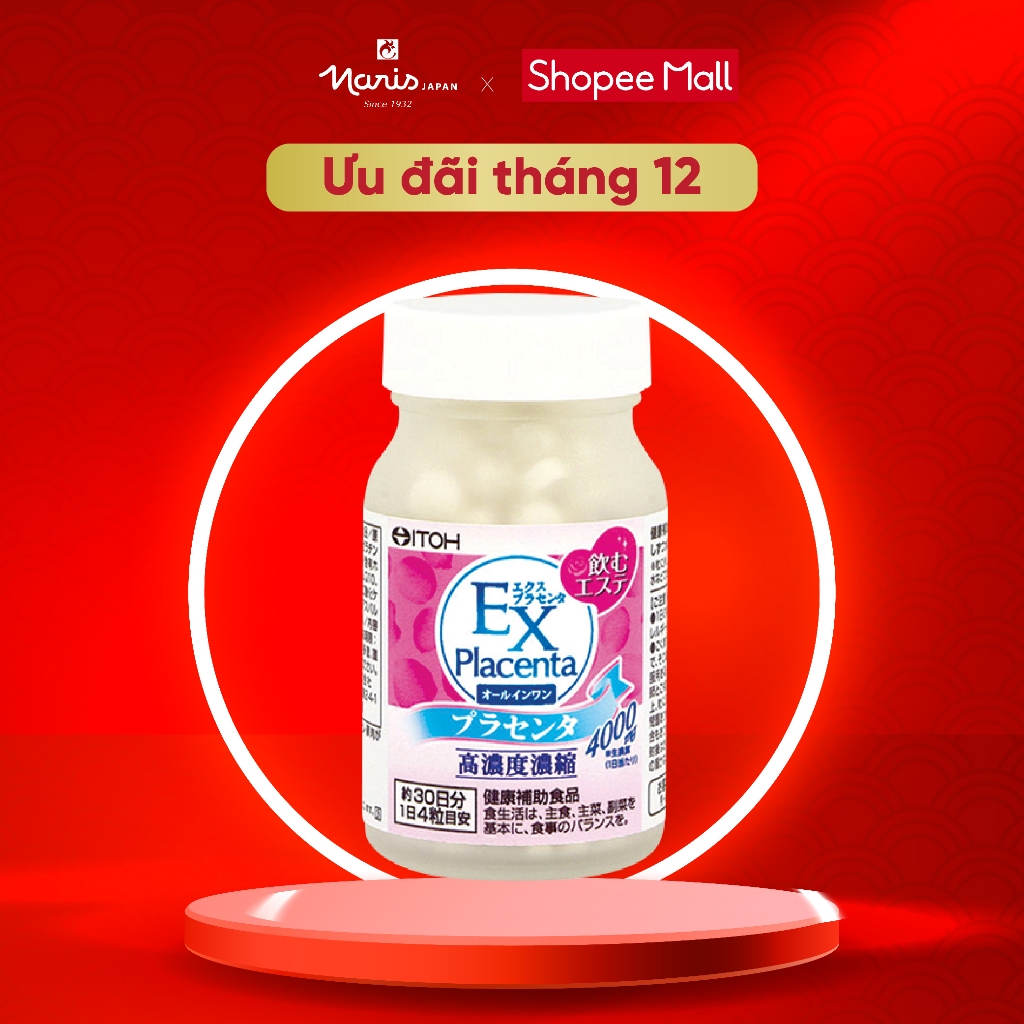 Viên Uống Làm Đẹp Naris Itoh Ex Placenta 120 viên