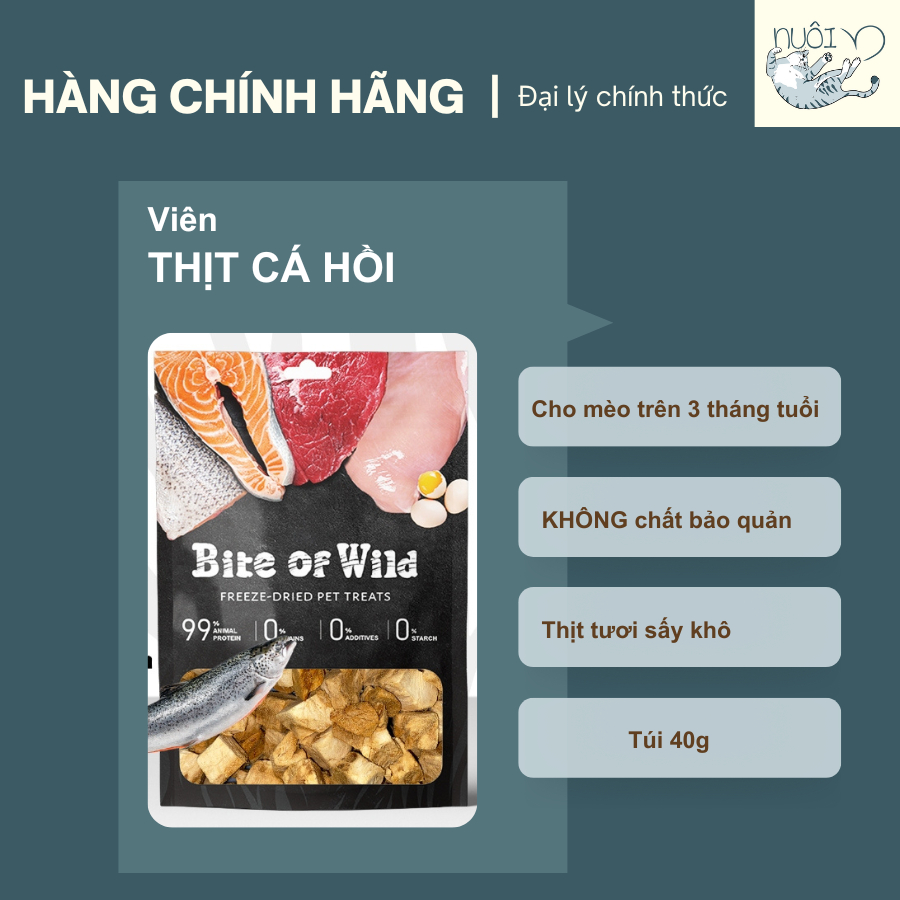 Snack cho mèo của Petour Bet Of Wild - Thức ăn nhẹ cho chó, mèo từ 3 tháng tuổi