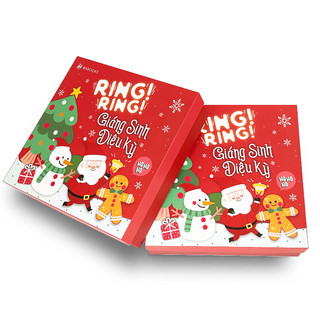 Hộp quà Giáng Sinh Noel nắp đậy