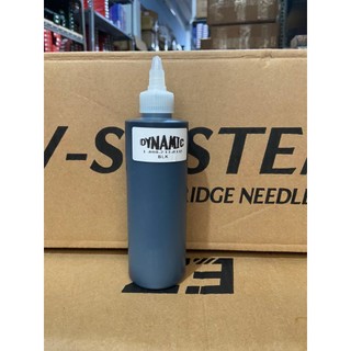 Mực Tập Xăm Dynamic đen 80z, mực đen tập xăm trên da giả tại Elly Đặng DCPX