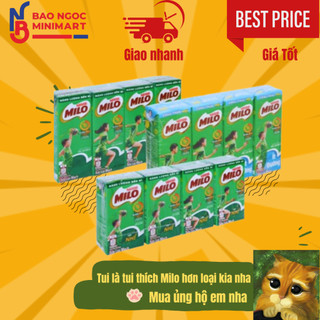 Vỉ s0ữa milo nestea nestle 110ml/180ml