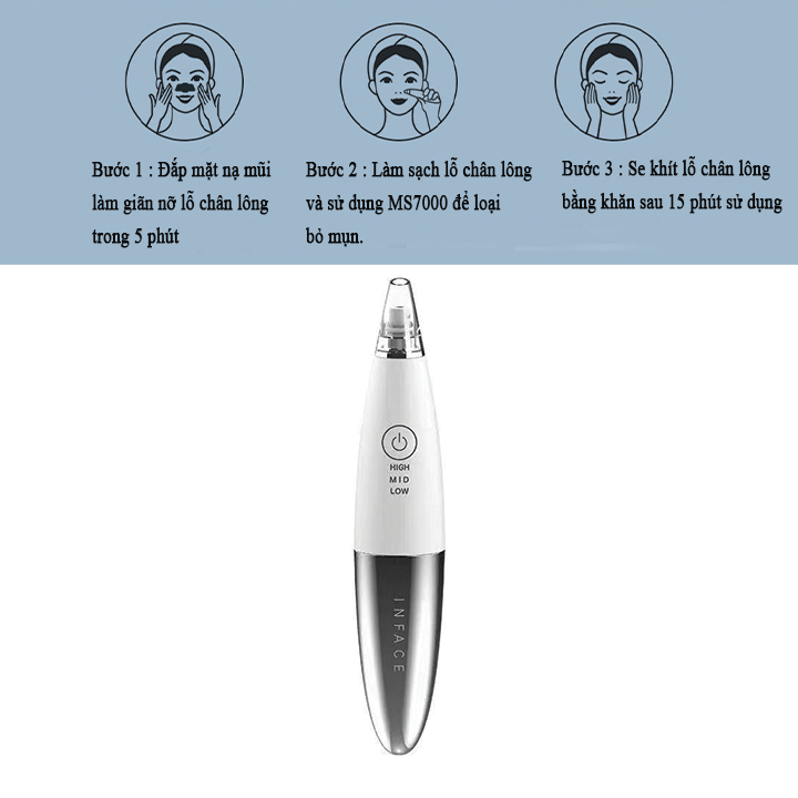 Máy hút mụn đầu đen Xiaomi InFace MS7000