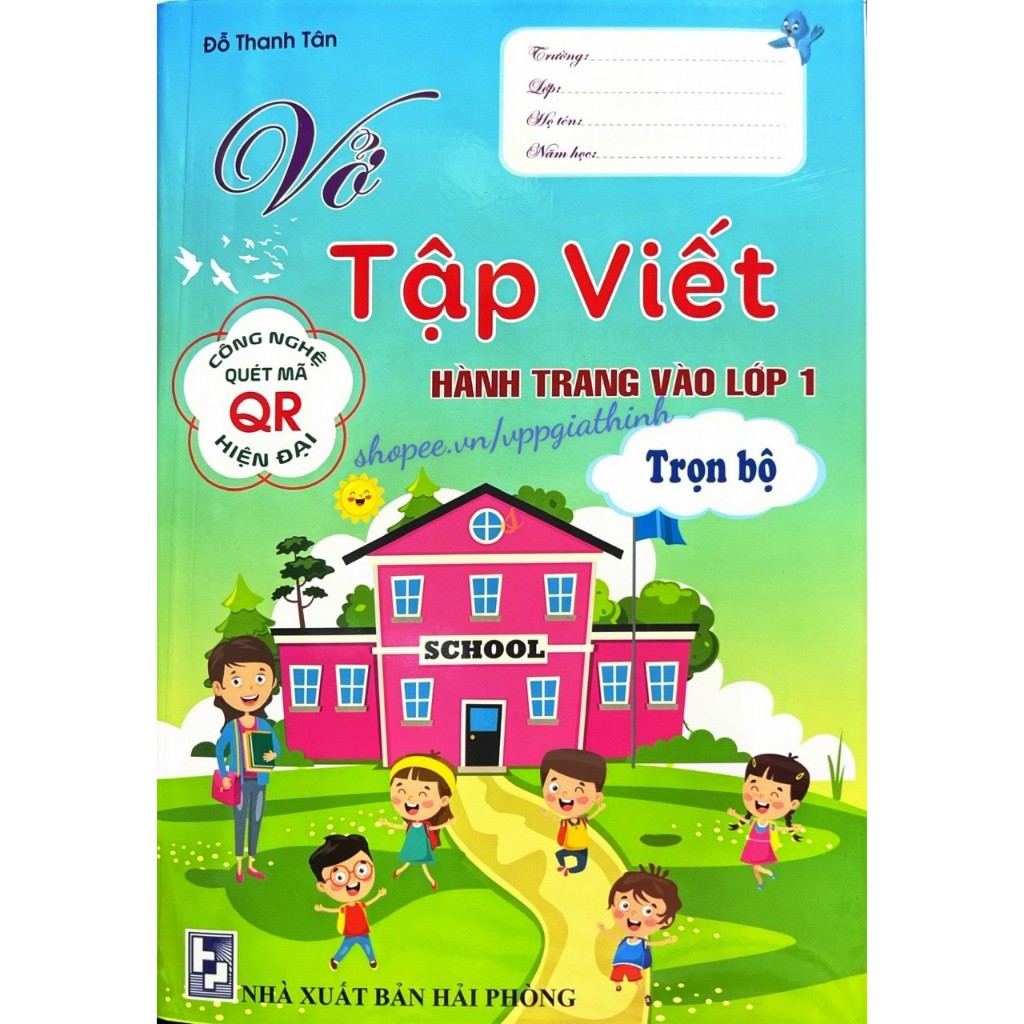 Vở tập viết hành trang vào lớp 1 trọn bộ