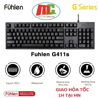 Bàn phím gaming fuhlen g411s - hàng chính hãng ninza