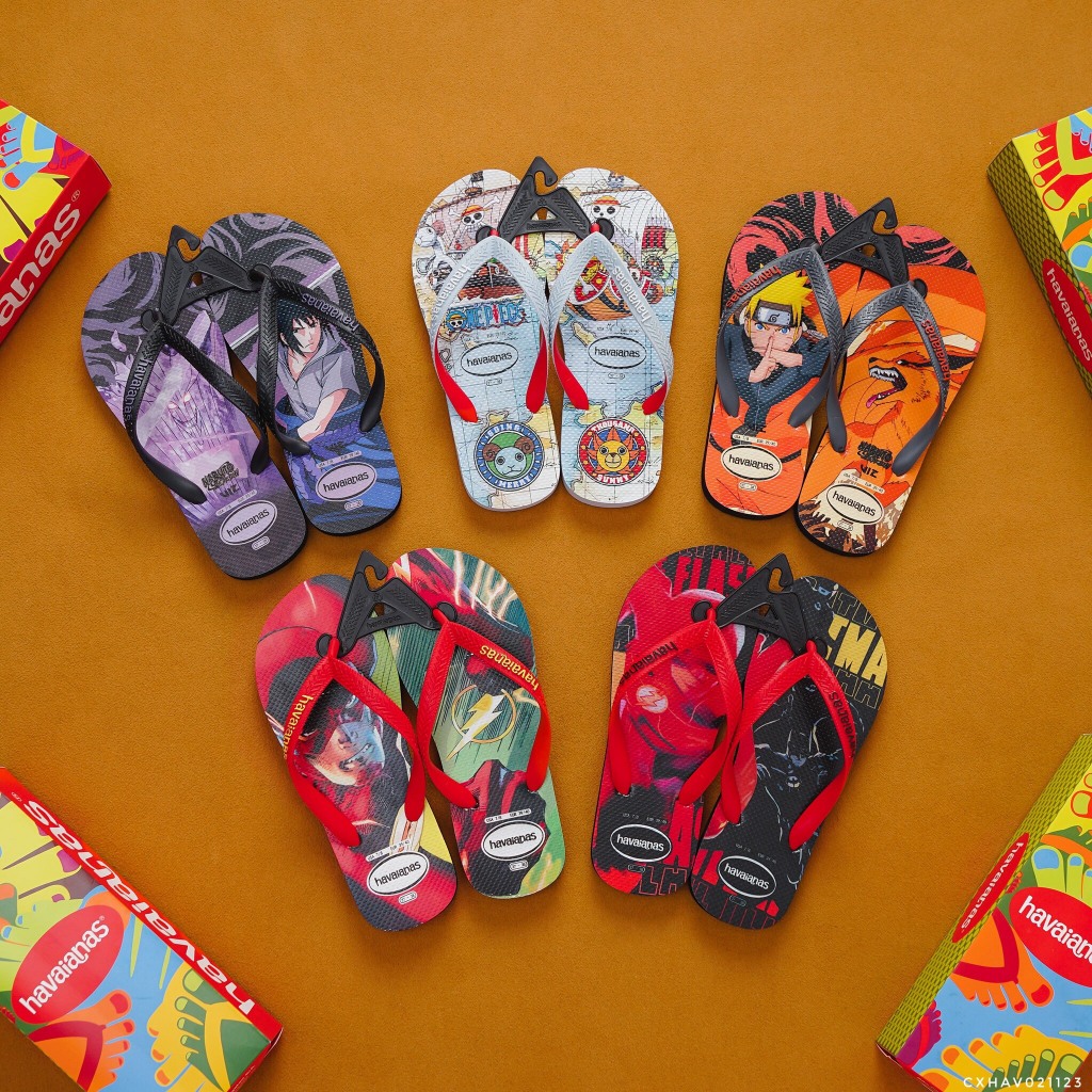 Dép Havaianas new Trend MeMe 2024 Tết Nặng 500g Full Box Đi Biển Dép Lào Nam Havanas Xỏ Ngón Đế Cao Su Non