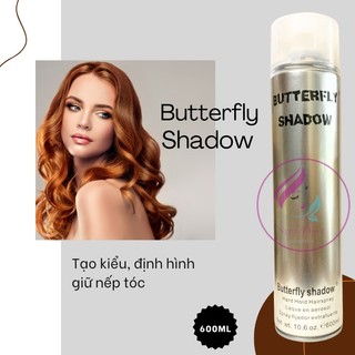 Gôm xịt tóc Butterfly Shadow  600ml