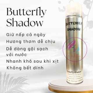 Gôm xịt tóc Butterfly Shadow  600ml