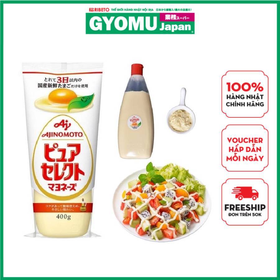 Xốt Mayonnaise Nguyên Chất Ajinomoto 400g