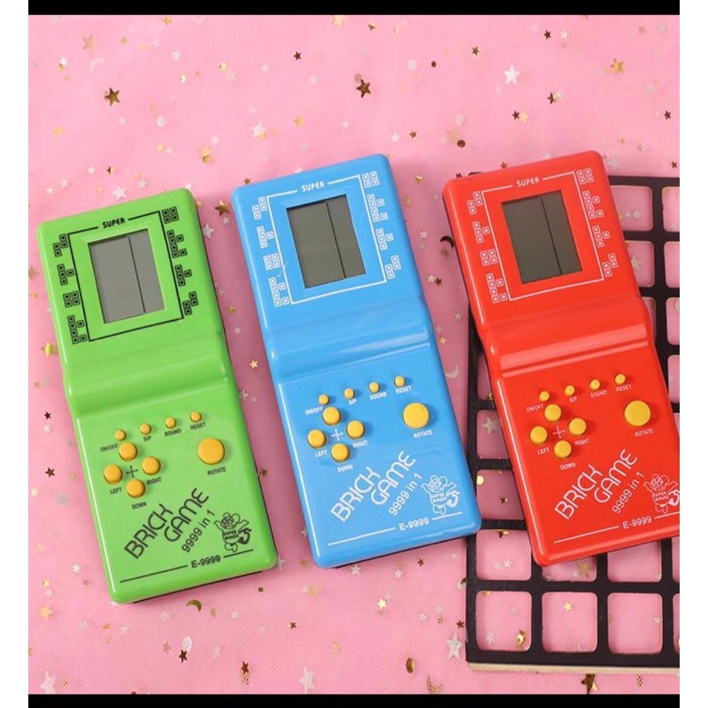 Đồ Chơi Máy Chơi Game Điện Tử Xếp Gạch, Xếp Hình