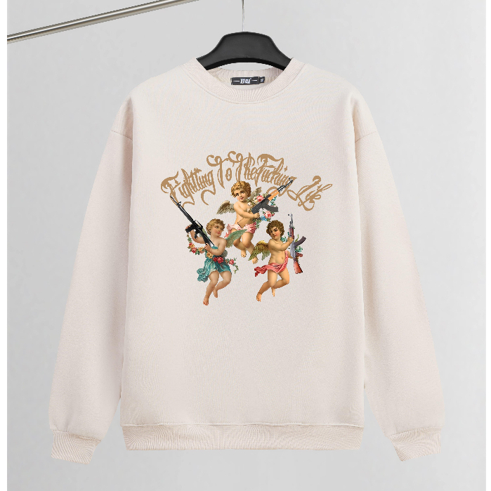 Áo Sweater Unisex HALEY HD453 Nam Nữ Dài Tay Form Rộng Phong Cách Cá Tính Chất Vải Nỉ Bông Nỉ Lông Cáo Mềm Mịn