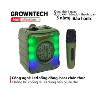 Loa bluetooth karaoke mini chính hãng JBK-1302 kèm mic dòng 2023 bass mạnh có led nhỏ gọn