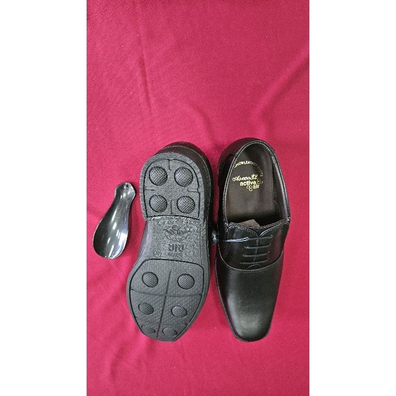 Giày da đế hơi cao cấp 32M_ 729AIr tặng kèm đón gót