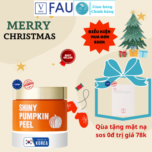 Peel da bí đỏ - FAU Shiny Pumpkin Peel - Peel da sinh học tại nhà an toàn 60g