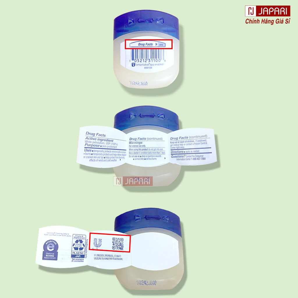 Sáp Dưỡng Ẩm Vaseline CHÍNH HÃNG 49g 50g 100g - Kem Dưỡng Ẩm Da Mặt