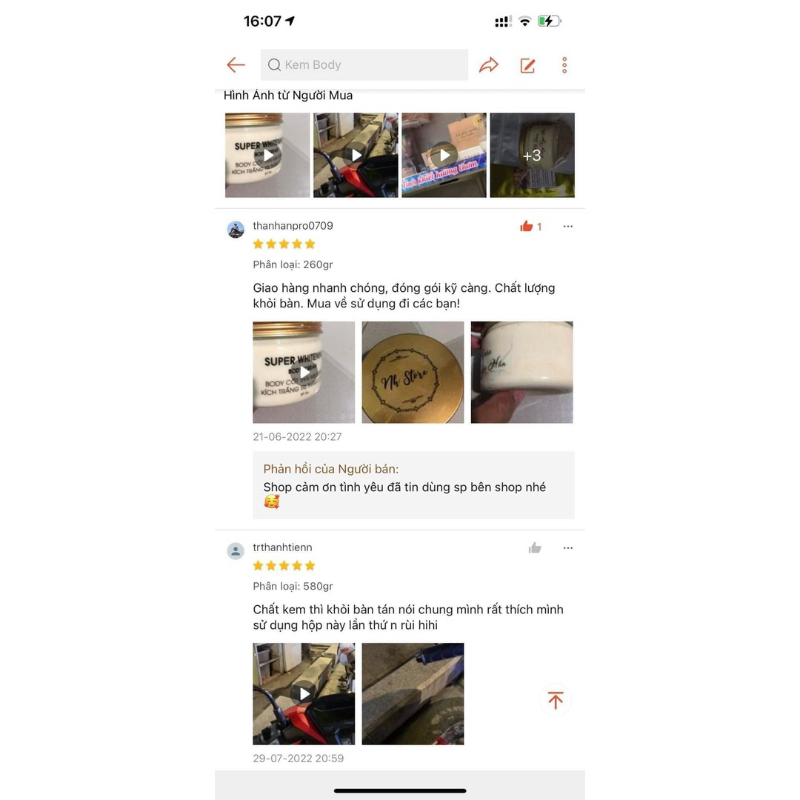 BODY CỐT THÁI TRẮNG DA HÂN XÀI NÈ