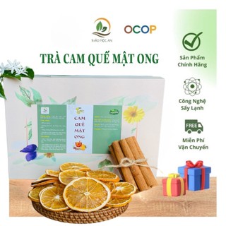 Trà cam quế mật ong, chuẩn hàng Việt sấy lạnh, 350g Thảo Mộc An