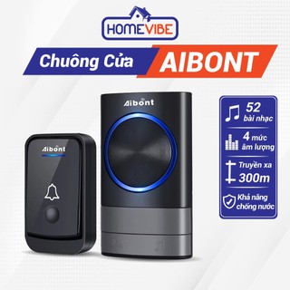 Chuông cửa không dây chống nước, thiết kế hiện đại, tín hiệu cực nhạy, dễ dàng cài đặt không cần đi dây, tặng kèm pin