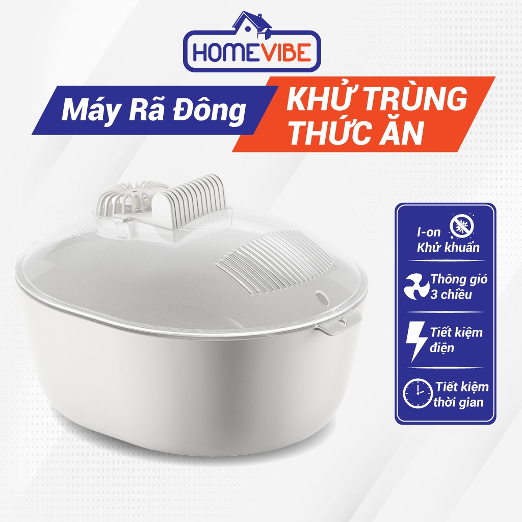 Máy Rã Đông và Khử Trùng Thực Phẩm Rau Củ Cao Cấp với Công Nghệ I-on An Toàn Cho Sức Khỏe