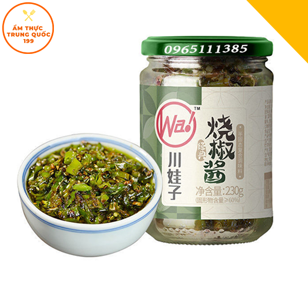 Sốt Ớt Xanh Wa 235g - Sốt Ớt Cay Ngon