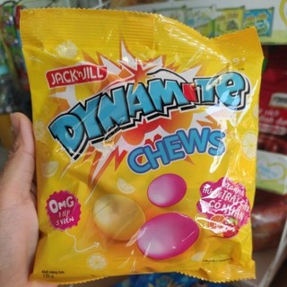 Kẹo Dynamite hương trái cây có nhân gói 125g