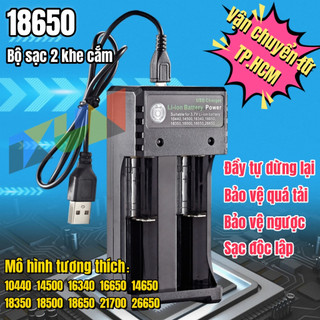Tphcm ikun sạc pin 18650 cao cấp