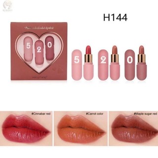 ( Chính hãng)Set son lì heng fang 520