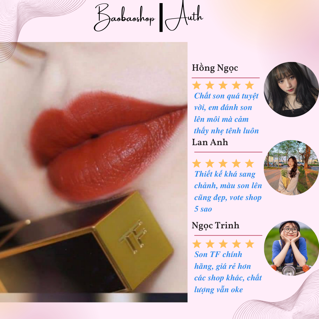 Son Tom Ford Lip Color Satin Matte 3.3g - Sự Tinh Tế và Đẳng Cấp Cho Đôi Môi