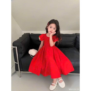 váy bé gái , váy công chúa , váy hở lưng cột dây sau . nhà mộc baby kids #mocbabykids chất tơ xước cho bé từ 12-40kg