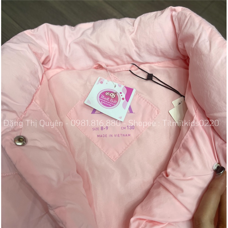 Áo gile bé gái dư xịn 6-14y