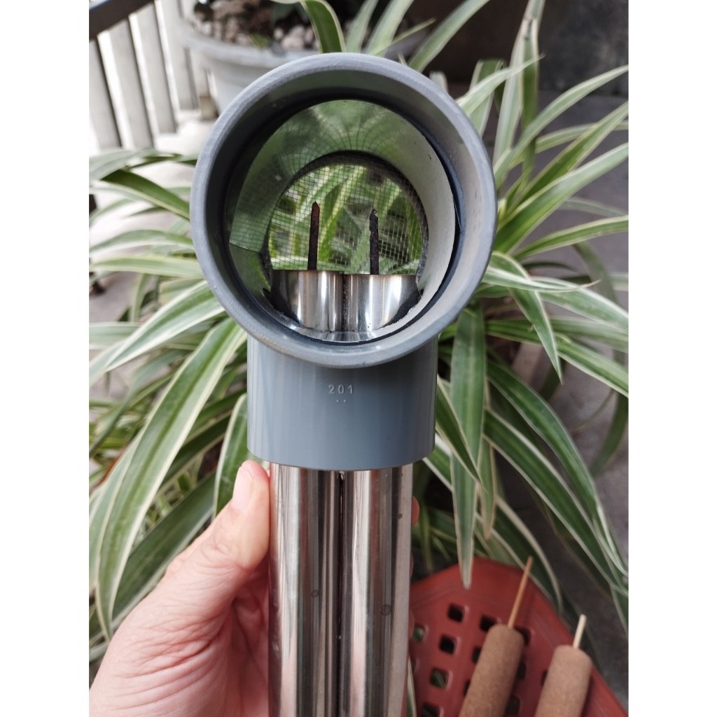 Ống Hơ Ngải Cứu Đôi Inox VIP - Dụng Cụ Diện Chẩn