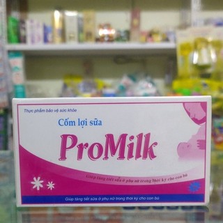 Cốm lợi sữa ProMilk thực phẩm bảo vệ sức khỏe.