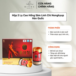 Hộp 2 lọ cao hồng sâm linh chi nonghyup hàn quốc