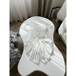 Váy body ống phi lụa kết đá xinh sang 🥂