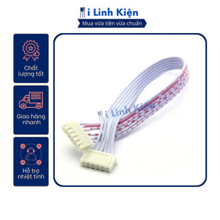 Dây bus 6p xh2.54 dây trắng 2 đầu cắm dài 30cm