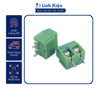 Cầu đấu 2p ht5.08-2p 5.08mm xanh cong xanh thẳng
