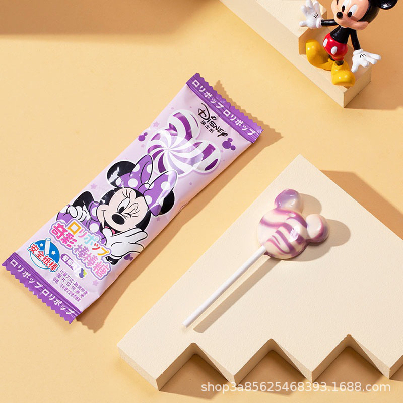 Kẹo Mút Sữa Mickey Vị Dâu Nho Cam Thơm Ngon