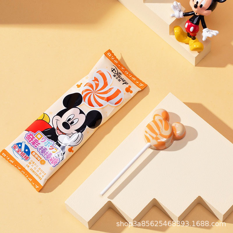 Kẹo Mút Sữa Mickey Vị Dâu Nho Cam Thơm Ngon