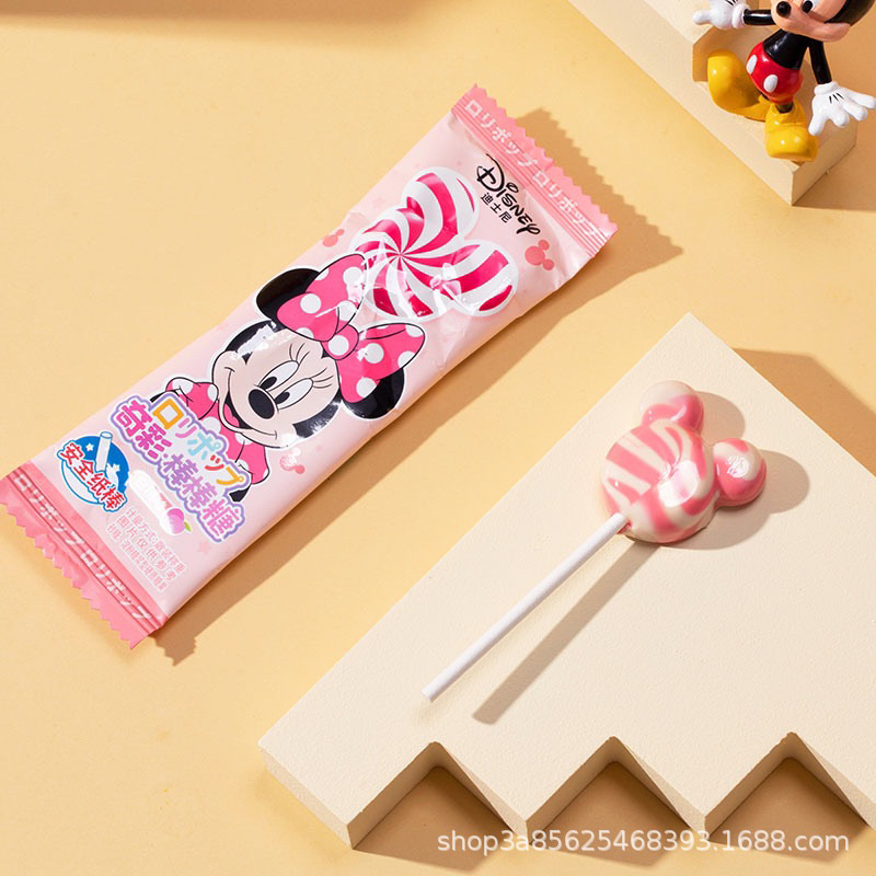 Kẹo Mút Sữa Mickey Vị Dâu Nho Cam Thơm Ngon