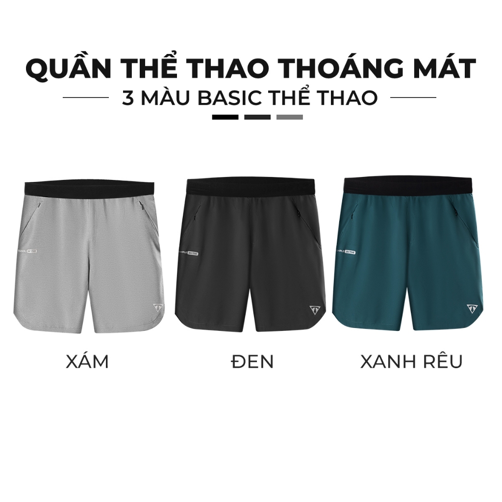 Quần Đùi Thể Thao Nam TSIMPLE V5 Short tập gym vải gió thoáng mát co giãn thoải mái vận động QGDP5