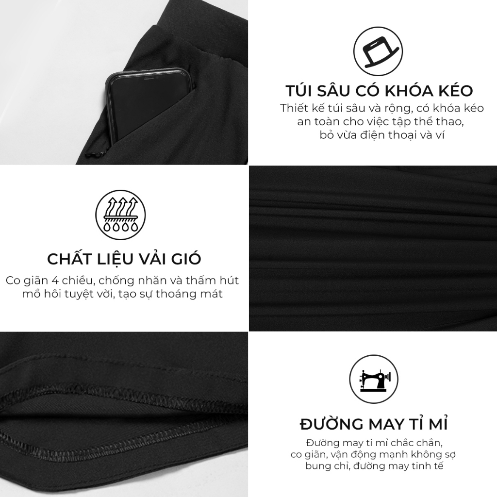 Quần Đùi Thể Thao Nam TSIMPLE V5 Short tập gym vải gió thoáng mát co giãn thoải mái vận động QGDP5