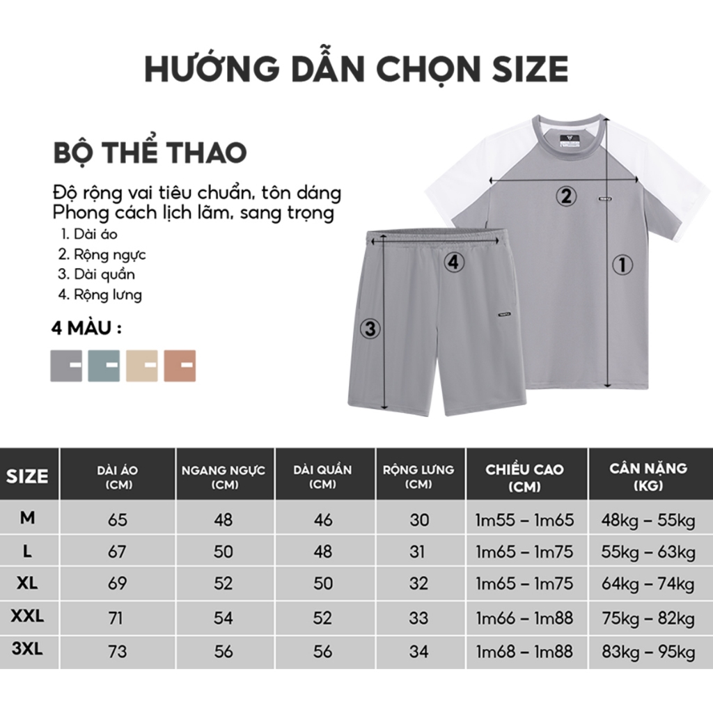 [25.12 - MUA 2 GIẢM 10%] Bộ Thể Thao Nam TSIMPLE bộ quần áo vải cotton cá sấu cao cấp B01001