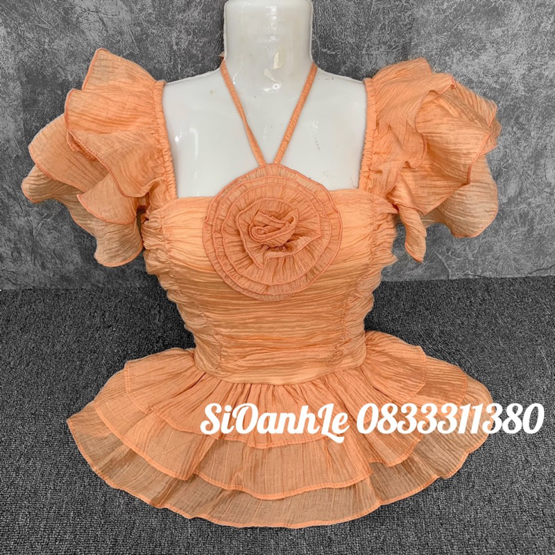 ÁO CÁNH TIÊN TAY BÈO ĐÍNH HOA