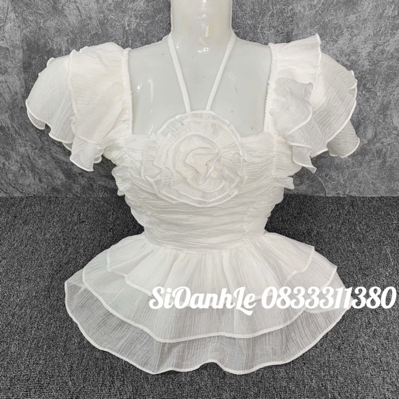 ÁO CÁNH TIÊN TAY BÈO ĐÍNH HOA