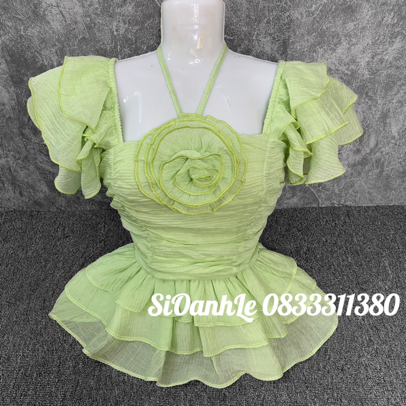 ÁO CÁNH TIÊN TAY BÈO ĐÍNH HOA