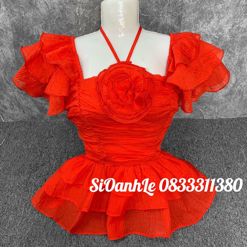 ÁO CÁNH TIÊN TAY BÈO ĐÍNH HOA